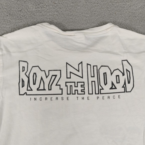 Boyz N The Hood Shirt Mens Small White‎ Movie Graphic Tee Hip Hop Rap Cotton - Picture 8 of 12